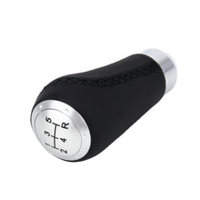 Load image into Gallery viewer, Universal Car Modified Shifter Black Leather Lever Manual 5-Speed Gear Shift Knob, 5-Speed Gear Shift Knob
