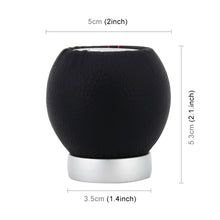 Load image into Gallery viewer, Universal Car Modified Shifter Black Leather Lever Manual 6-Speed Gear Shift Knob, 6-Speed