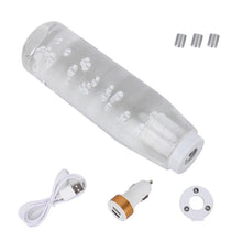 Load image into Gallery viewer, Universal Car Truck Transparent Bubble Colors LED Light Shift Knob Gear Lever Shifter, Length: 15cm, Length: 15cm