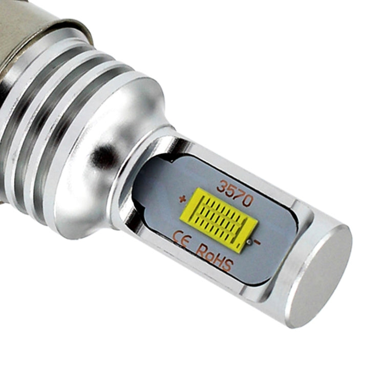 H6/BA20D 1000LM 72W 6000K White Light 2-LED 3570 Bulbs Motorcycle Headlights, DC 12-24V, H6/BA20D