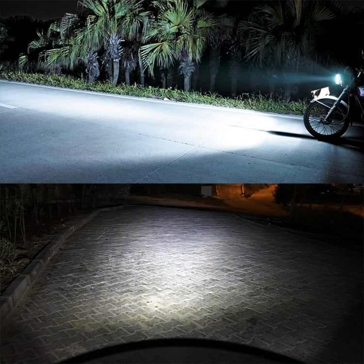 H6/BA20D 1000LM 72W 6000K White Light 2-LED 3570 Bulbs Motorcycle Headlights, DC 12-24V, H6/BA20D