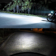 Load image into Gallery viewer, H6/BA20D 1000LM 72W 6000K White Light 2-LED 3570 Bulbs Motorcycle Headlights, DC 12-24V, H6/BA20D
