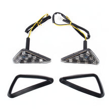Load image into Gallery viewer, 2 PCS Triangle Shape DC 12V Motorcycle 9-LED Yellow Light Turn Signal Indicator Blinker Light, Triangle Shape