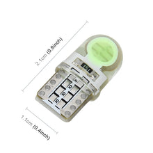 Load image into Gallery viewer, 10 PCS T10 W5W DC 12V 1W 60LM Car Clearance Lights LED Marker Lamps with Decoder, Blue Light, White Light