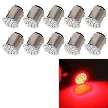 Load image into Gallery viewer, 10 PCS Car Auto 1.2W 1157 BAY15D 22-LED Bulbs Brake Light, 1157 Red Light, 1157 Yellow Light