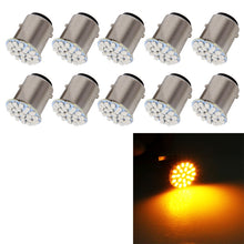 Load image into Gallery viewer, 10 PCS Car Auto 1.2W 1157 BAY15D 22-LED Bulbs Brake Light, 1157 Red Light, 1157 Yellow Light