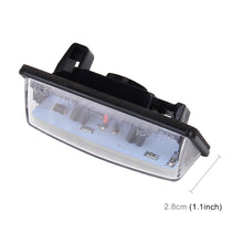Load image into Gallery viewer, 2 PCS LED License Plate Light 18-SMD Bulbs Lamps for Nissan/Teana 03 / Tada 03-08 /Sylphy 2008 /Sunny 2001-2006,2W 120LM,6000K, DC12V(White Light), for Nissan