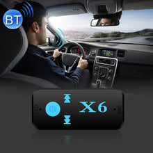 Load image into Gallery viewer, HQX6 Car Bluetooth V4.1 Audio Music Player Receiver Adapter, Support Wireless Hands-free &amp; TF Card &amp; USB Charge, HQX6