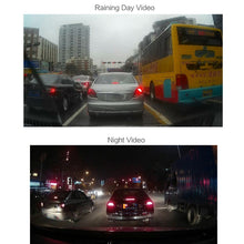 Load image into Gallery viewer, 4 inch HD Video Recording HD Display Car Recorder with Separate F2.0 Camera, 12MP 170 Degrees Wide-angle/ Rear View Loop Recording/ G-Sensor Recording/ WDR Full HD/ Front Camera 1080P/ Rear Camera 720P/ Support 32G TF Card, 4 inch