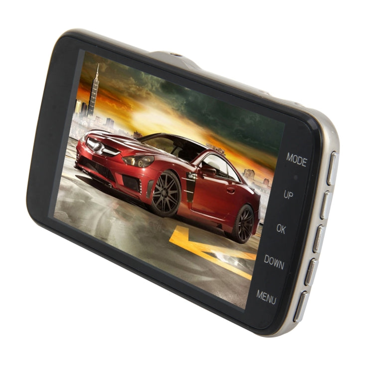 4 inch HD Video Recording HD Display Car Recorder with Separate F2.0 Camera, 12MP 170 Degrees Wide-angle/ Rear View Loop Recording/ G-Sensor Recording/ WDR Full HD/ Front Camera 1080P/ Rear Camera 720P/ Support 32G TF Card, 4 inch