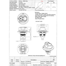 Load image into Gallery viewer, Jtron On/Off Car Battery Switch Car Battery Master Switch MAX DC 50V 50A CONT 75A INT Use for Cars / Off-road Vehicle / Truck, DC 50V 50A