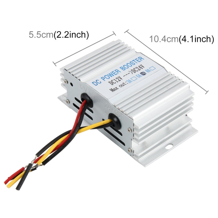 5A 120W DC 12V to 24V Car DC-DC Power Converter Power Boost Transformer Car Power Transformer, 5A 120W