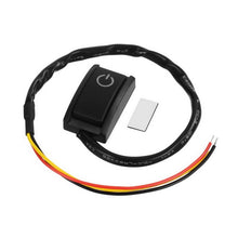 Load image into Gallery viewer, Jtron Car DIY Switch Paste Type Button Switch Paste Type Button Switch Double Sided with Adhesive Tape OFF/ON DC 12V/200mA, Button 4