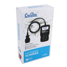 Load image into Gallery viewer, C500 Code Scanner 320*240 Pixel Display Car Scanner  Fault Code Reader Scanner Update Online Automotive Diagnostic Tool, Support SD card, C500