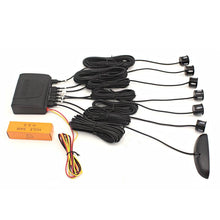 Load image into Gallery viewer, PZ-300-6 Car Parking Reversing Buzzer and LED Sensors Parking Alarm Assistance System with 6 Rear Radar, with 6 Rear Radar