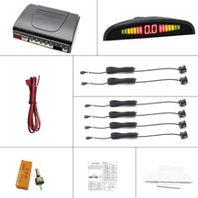 Load image into Gallery viewer, PZ-300-6 Car Parking Reversing Buzzer and LED Sensors Parking Alarm Assistance System with 6 Rear Radar, with 6 Rear Radar