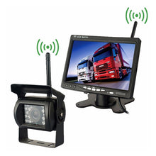 Load image into Gallery viewer, PZ607-W Wireless Vehicle Truck Backup Camera and Monitor Infrared Night Vision Rear View Camera with 7 inch HD Monitor for RV Trailer, PZ607-W