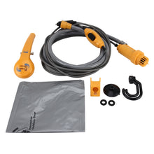 Load image into Gallery viewer, DC 12V Taking Shower Washing Car Washing Dish Water Power Adjustable Automobile Shower Set with 2m Plastic Hose, 2m