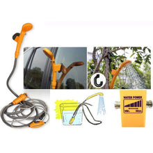 Load image into Gallery viewer, DC 12V Taking Shower Washing Car Washing Dish Water Power Adjustable Automobile Shower Set with 2m Plastic Hose, 2m