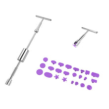 Load image into Gallery viewer, Auto Repair Body Tool Kit PDR Dent Paintless Repair Tools Dent Puller Slide Hammer Reverse Hammer Aluminum Suction Cups for Dent, With Red T handle, Without Red T handle