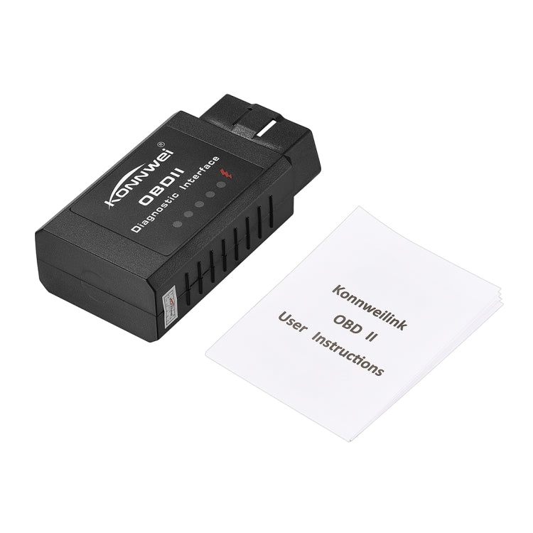 KONNWEI KW910 Android Phone Dedicated OBDII Car Auto Diagnostic Scan Tools  Auto Scan Adapter Scan Tool Support 6 Protocols (Can Only Detect 12V Gasoline Car), KW910