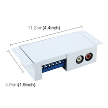 Load image into Gallery viewer, Car Audio Speaker Level Converter High VF Rotates Low VF Auto Car High to Low Impedance Converter Adapter Speaker to RCA Line, High VF Rotates Low VF