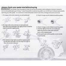 Load image into Gallery viewer, CS-322 2 in 1 Non-Slip Manual Car Truck Pedals Foot Brake Pad Cover Set, CS-322