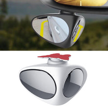 Load image into Gallery viewer, 3R-051 360 Degrees Rotatable Left Blind Spot Side Assistant Mirror for Auto Car, Left Black, Left White