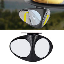 Load image into Gallery viewer, 3R-051 360 Degrees Rotatable Left Blind Spot Side Assistant Mirror for Auto Car, Left Black, Left White