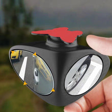 Load image into Gallery viewer, 3R-051 360 Degrees Rotatable Left Blind Spot Side Assistant Mirror for Auto Car, Left Black, Left White