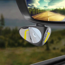 Load image into Gallery viewer, 3R-051 360 Degrees Rotatable Left Blind Spot Side Assistant Mirror for Auto Car, Left Black, Left White