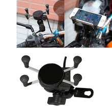 Load image into Gallery viewer, Universal 12V Motorcycle USB Phone Charger with Holder, Suitable for 3.5-6.5 inch Smartphones, X-3