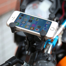 Load image into Gallery viewer, Universal 12V Motorcycle USB Phone Charger with Holder, Suitable for 3.5-6.5 inch Smartphones, X-3