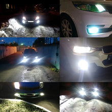 Load image into Gallery viewer, 2 PCS Super Bright PSX24W DC 12V 5W 350LM Auto Car Fog Light with 16 SMD-3030 LED Bulbs Lamp, White + Yellow Light, PSX24W