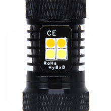 Load image into Gallery viewer, 2 PCS Super Bright PSX24W DC 12V 5W 350LM Auto Car Fog Light with 16 SMD-3030 LED Bulbs Lamp, White + Yellow Light, PSX24W