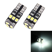 Load image into Gallery viewer, 2 PCS T10/W5W/194/501 1.5W 90LM 6000K 9 SMD-3528 LED Bulbs Car Reading Lamp Clearance Light with Decoder, DC 12V, 2 PCS 9 SMD-3528 LED Bulbs