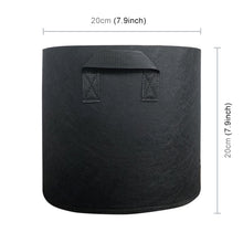 Load image into Gallery viewer, 2 Gallon Planting Grow Bag Thickened Non-woven Aeration Fabric Pot Container with Handle, 2 Gallon