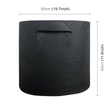 Load image into Gallery viewer, 15 Gallon Planting Grow Bag Thickened Non-woven Aeration Fabric Pot Container with Handle, 15 Gallon
