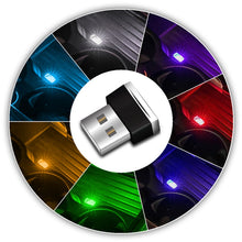 Load image into Gallery viewer, Universal PC Car USB LED Atmosphere Lights Emergency Lighting Decorative Lamp, Ice Blue, Blue Light, Pink Light, Green Light, Red Light, White Light, Yellow Light