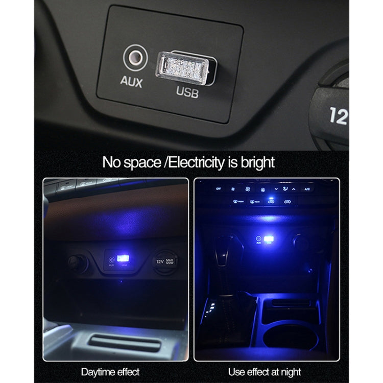 Universal PC Car USB LED Atmosphere Lights Emergency Lighting Decorative Lamp, Pink Light, Green Light, Red Light, Yellow Light, Ice Blue, Blue Light