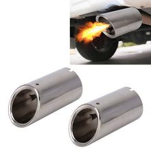 Load image into Gallery viewer, 2 PCS Car Styling Stainless Steel Exhaust Tail Muffler Tip Pipe for VW Volkswagen 1.8T/2T Swept Volume, Audi A1/A3/A4L/Q3/Q5, 1.8T/2T