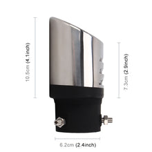 Load image into Gallery viewer, Universal Car Styling Stainless Steel Straight Bolt-on Exhaust Tail Muffler Tip Pipe with Mesh