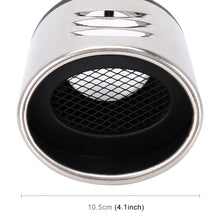 Load image into Gallery viewer, Universal Car Styling Stainless Steel Straight Bolt-on Exhaust Tail Muffler Tip Pipe with Mesh