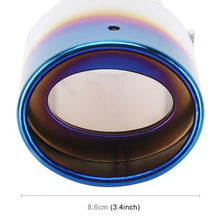 Load image into Gallery viewer, Universal Car Styling Stainless Steel Straight Exhaust Tail Muffler Tip Pipe, Straight
