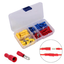 Load image into Gallery viewer, 60 in 1 Mixed Cold Press Electrical Insulated Terminals Bullet Solderless Crimp Connectors Kit, 60 in 1
