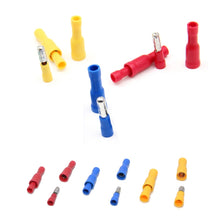 Load image into Gallery viewer, 60 in 1 Mixed Cold Press Electrical Insulated Terminals Bullet Solderless Crimp Connectors Kit, 60 in 1