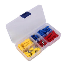 Load image into Gallery viewer, 60 in 1 Mixed Cold Press Electrical Insulated Terminals Bullet Solderless Crimp Connectors Kit, 60 in 1