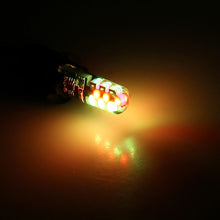 Load image into Gallery viewer, 2 PCS W5W 194 T10 Multi Colors COB 12 SMD RGB LED Bulbs with Remote Control Wedge Side Lights License Plate Lamp, DC 12V, 2 PCS W5W 194 T10