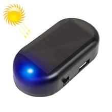 Load image into Gallery viewer, LQ-S10 Car Solar Power Simulated Dummy Alarm Warning Anti-Theft LED Flashing Security Light Fake Lamp, LQ-S10 Blue Light, LQ-S10 (Red Light)