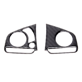 2 in 1 Carbon Fiber Steering Wheel Button Trim Interior DIY Sticker for Honda Civic 10th Gen 2016-2019(Deluxe), Wheel Button Trim